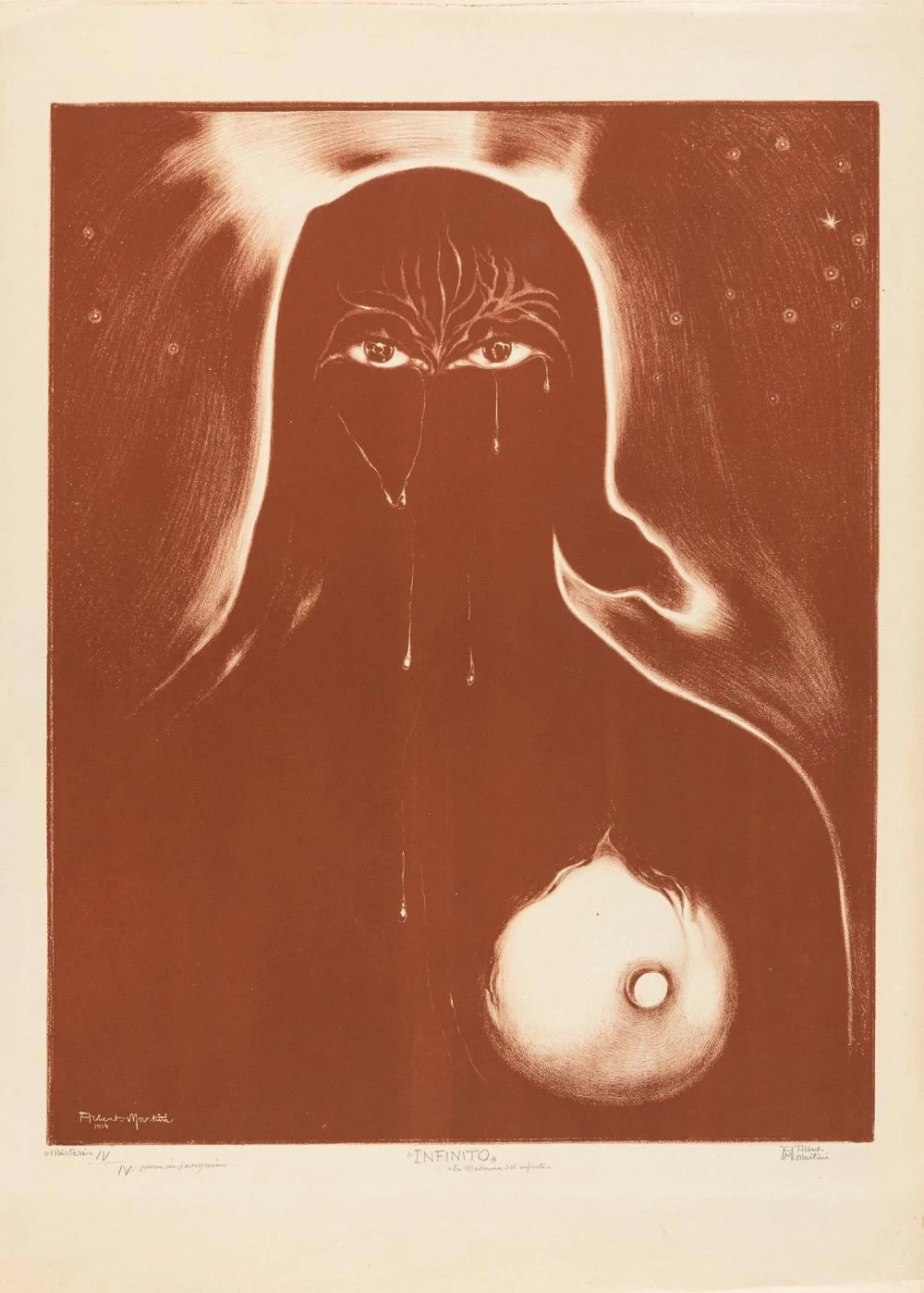 Infinito - La Madonna dell'infinito, 1914